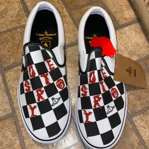 Vivienne Westwood x Vans Slip Ons